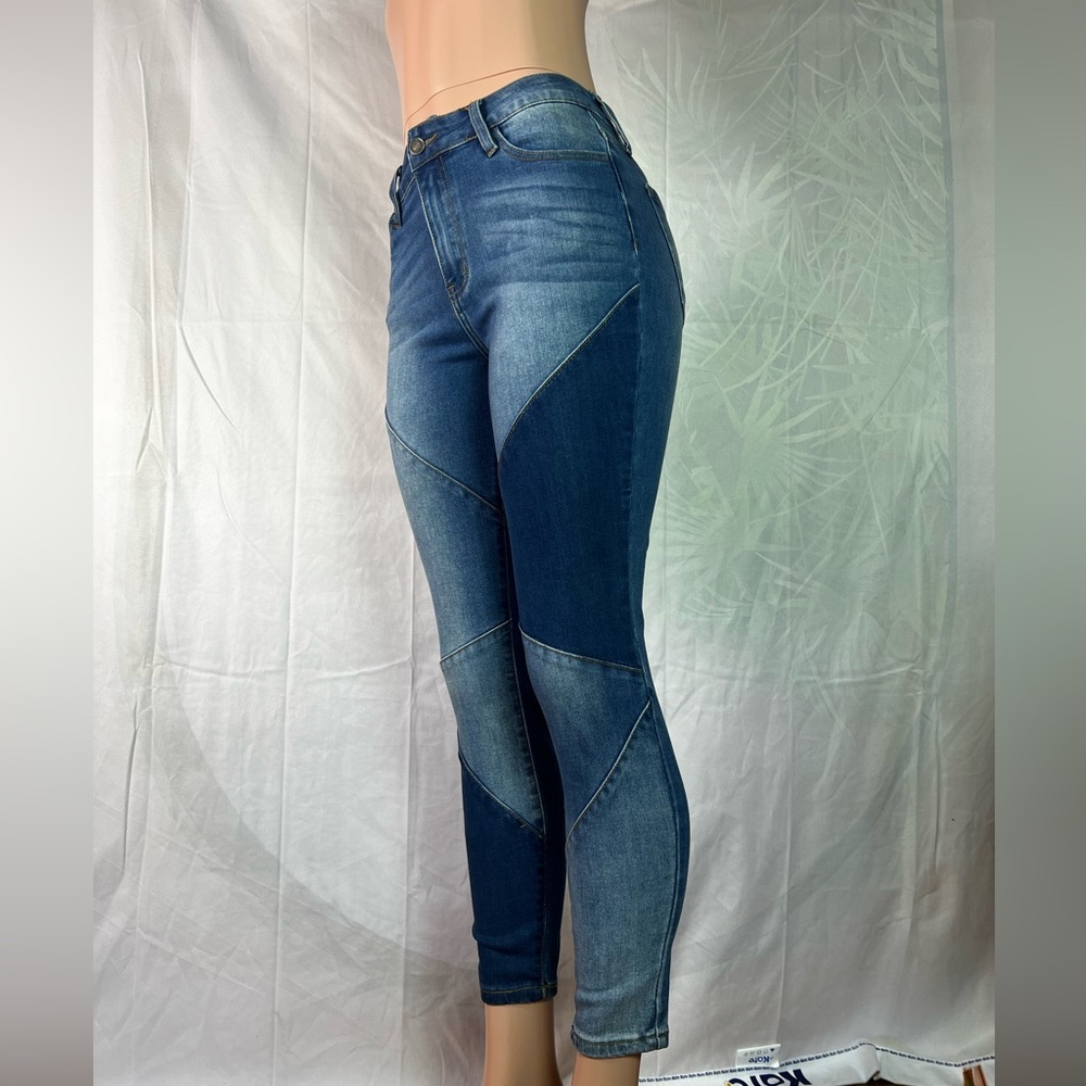 Fashion nova mis-match patch jeans